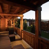 balcony sunset