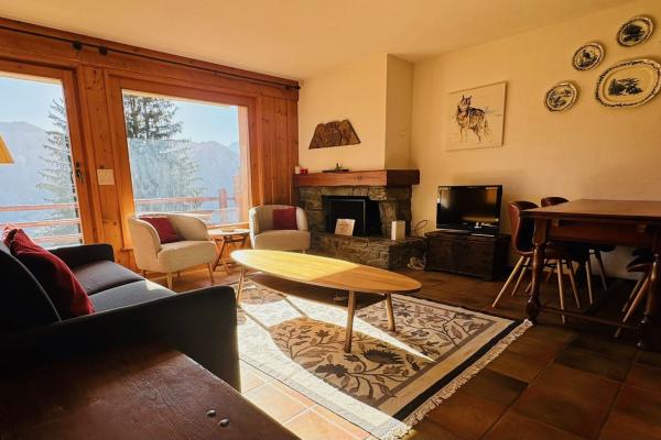 Verbier one bedroom apartment with stunning views