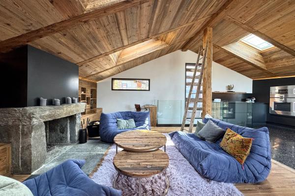 Verbier village beautiful barn renovation for winter season